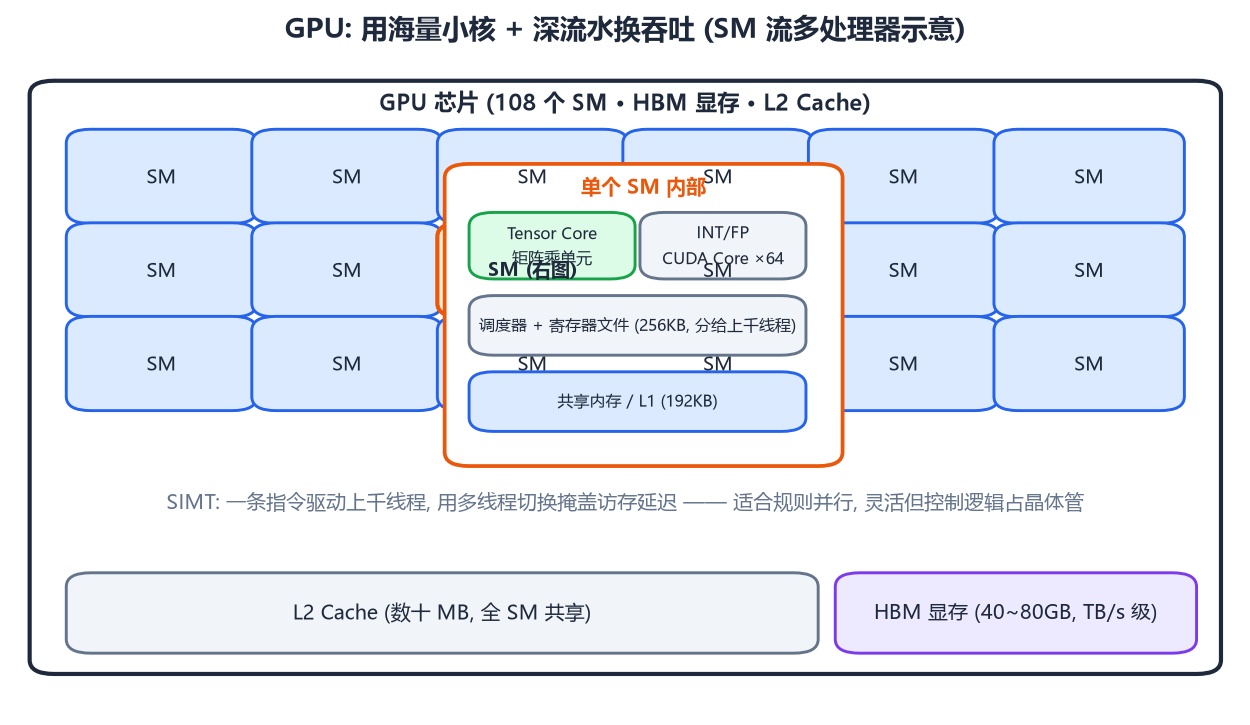 GPU 的 SM 结构